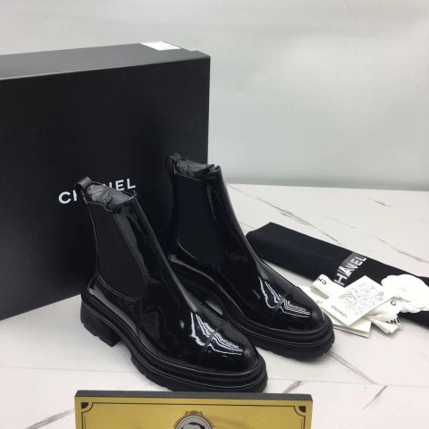 샤넬 22 앵클 부츠
