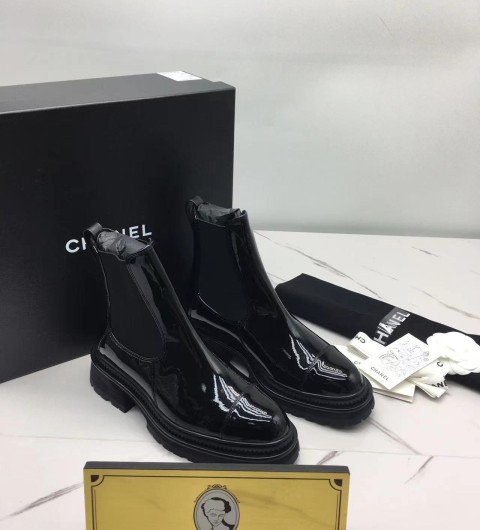 샤넬 22 앵클 부츠
