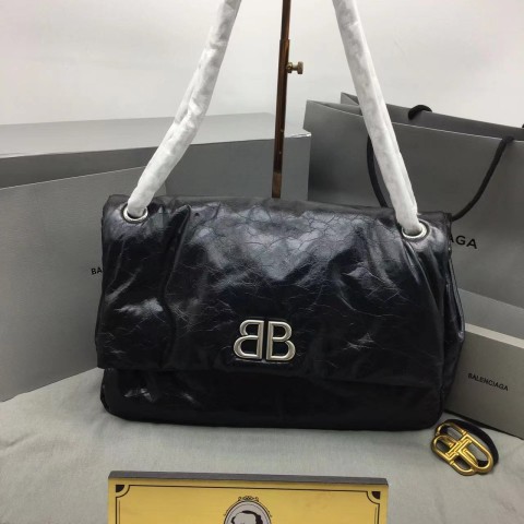 발렌시아가 blcg BB 모나코 미디움 체인백 (스트랩 컬러 실버,골드)
