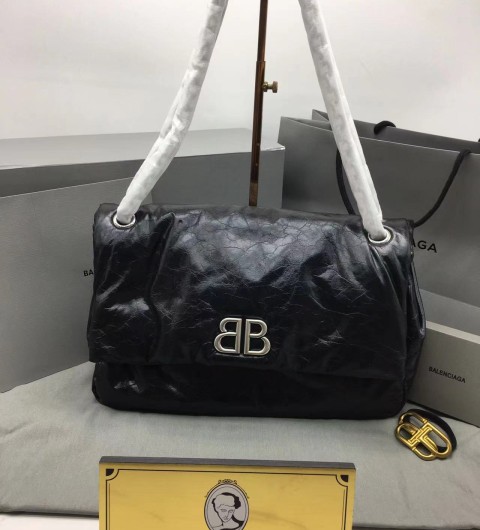 발렌시아가 blcg BB 모나코 미디움 체인백 (스트랩 컬러 실버,골드)
