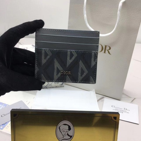 디올CD 다이아몬드 패턴 카드홀더