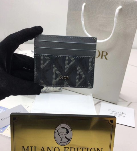 디올CD 다이아몬드 패턴 카드홀더