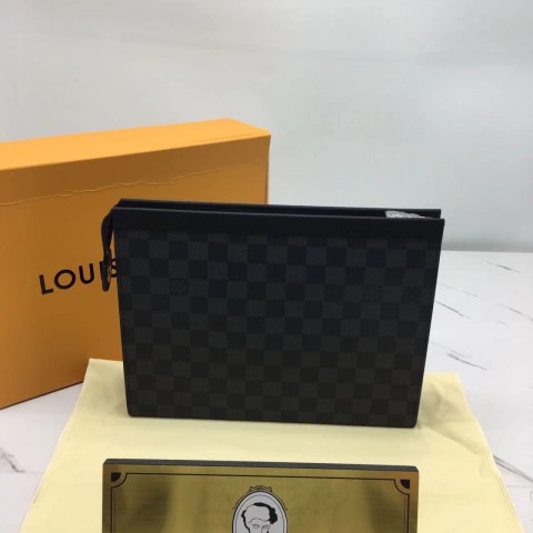 루이비통 다미에 포쉐트 보야주 클러치 MM N41696