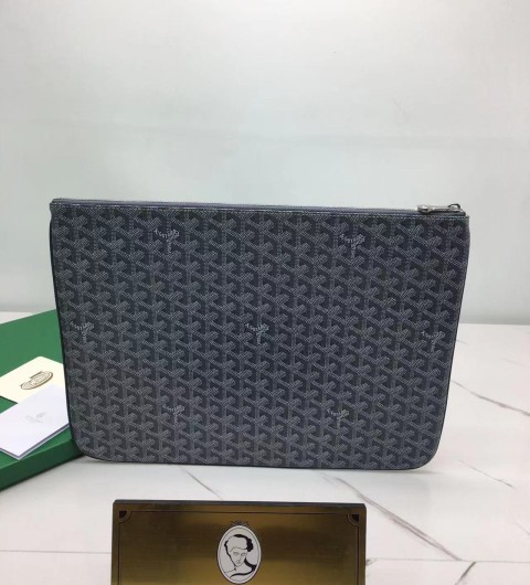 고야드 세나 클러치 MM /GM (컬러 차콜그레이)