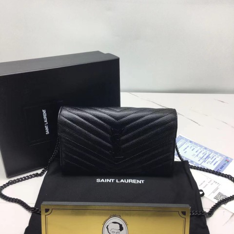 입생로랑 모노그램 체인숄더백
