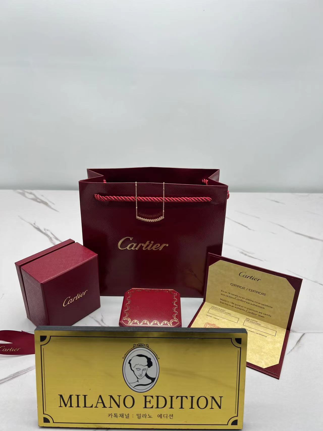 까르띠에 cartier 클래쉬드 목걸이 (컬러 로즈골드)