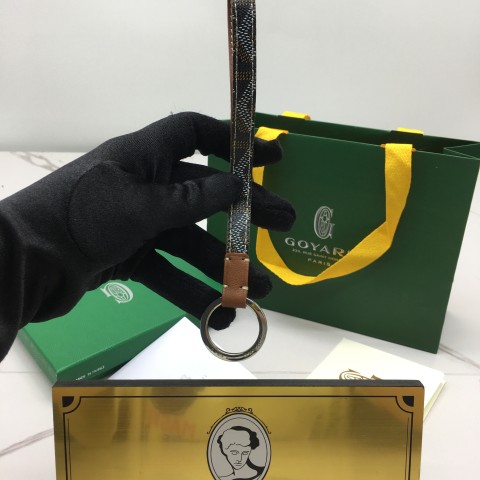 고야드 키링 (컬러 브라운)