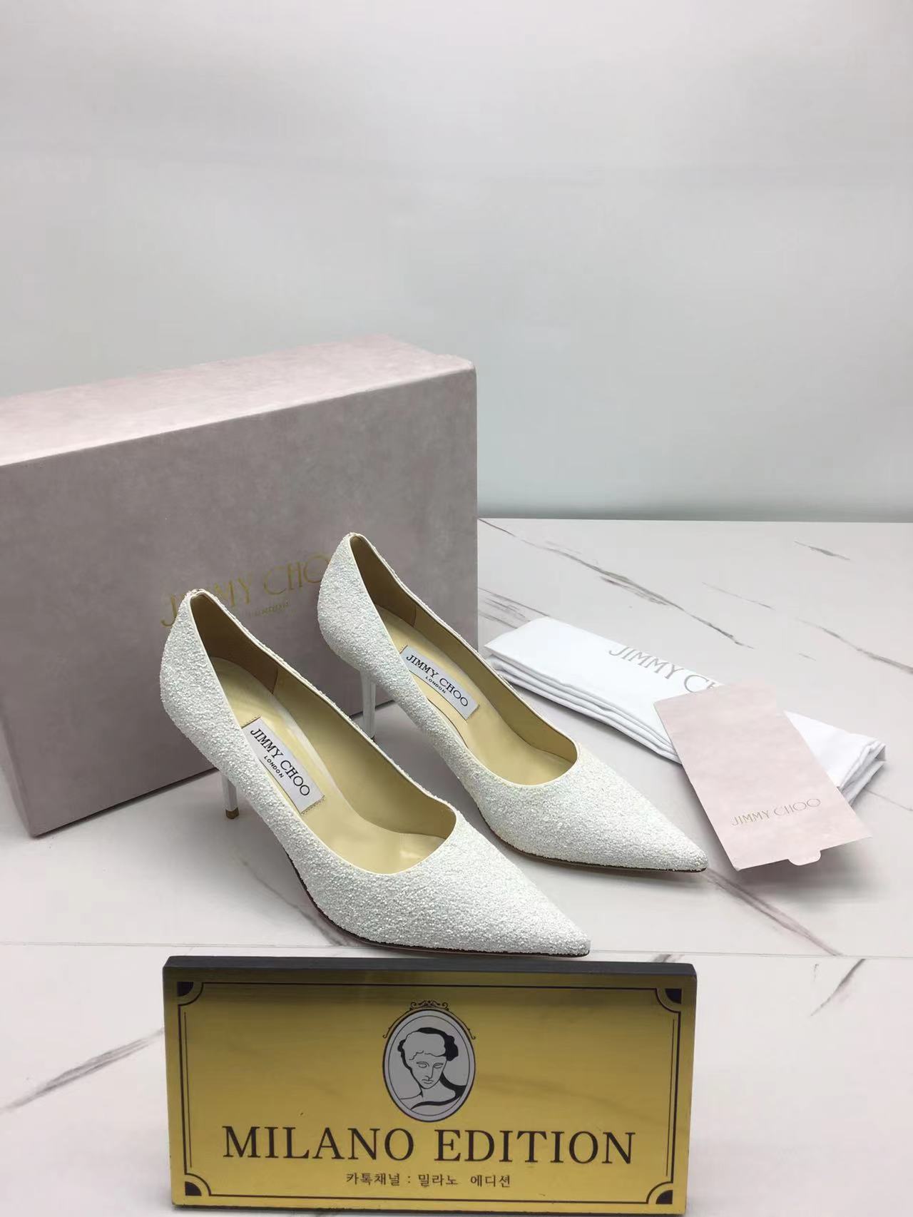지미추 로미 펌프스 (6.5cm/8.5cm)
