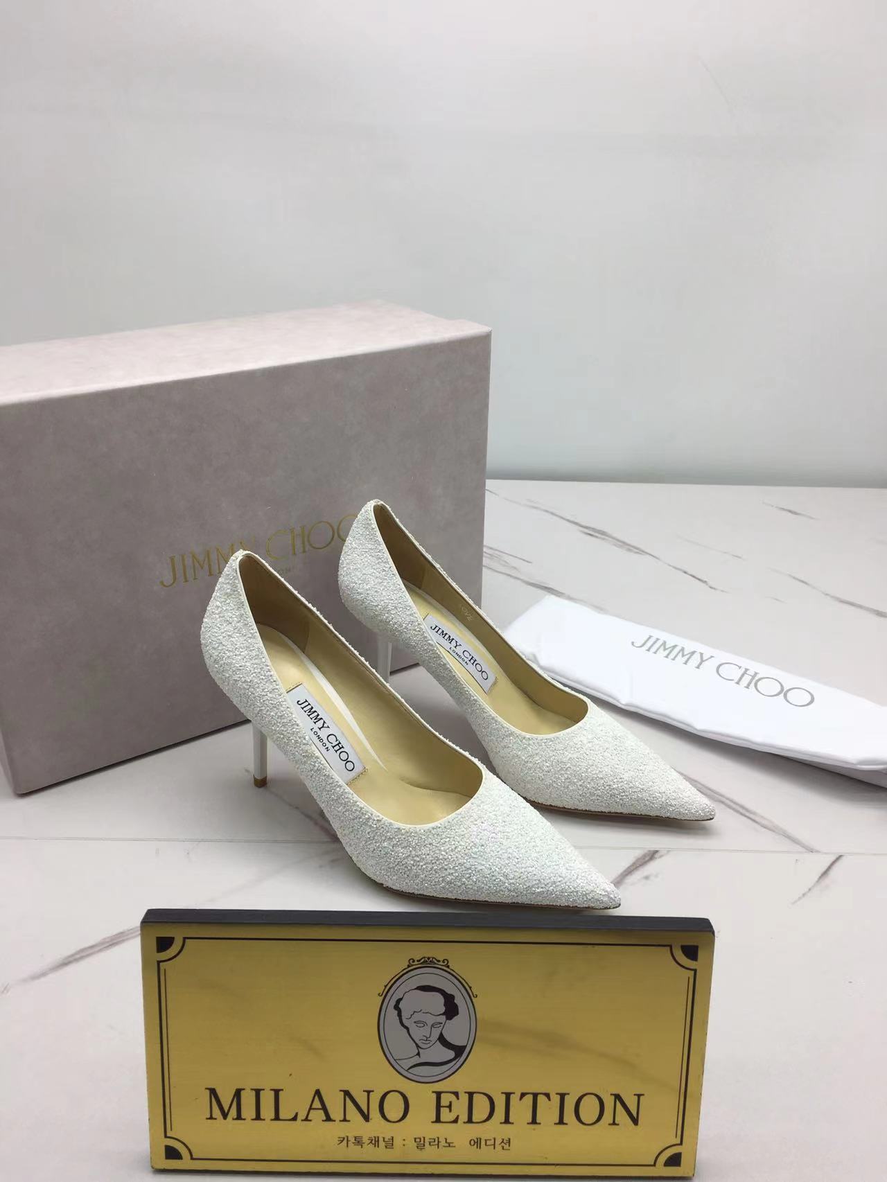 지미추 로미 펌프스 (6.5cm/8.5cm)