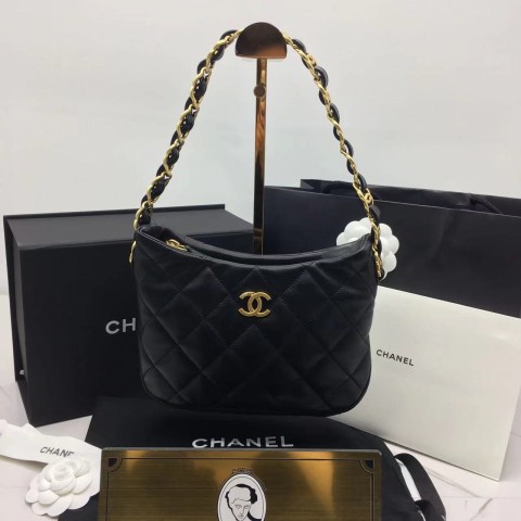샤넬 22K CC로고 호보 핸드백 as3562