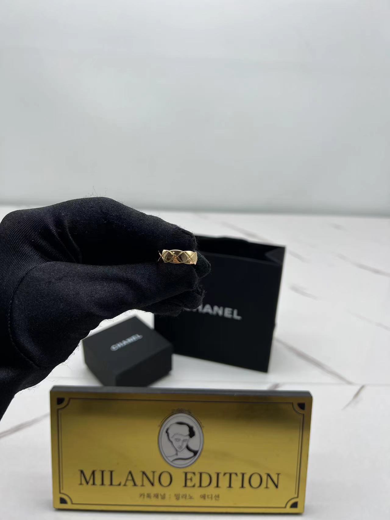 샤넬 chanel 코코 크러쉬 반지 (컬러 옐로우골드) (스몰 사이즈)