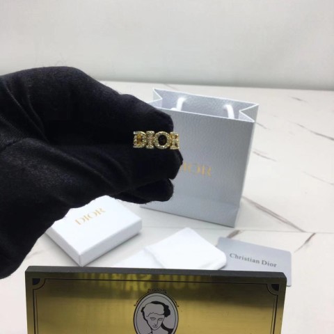 디올 dior 레터링 다이아 반지