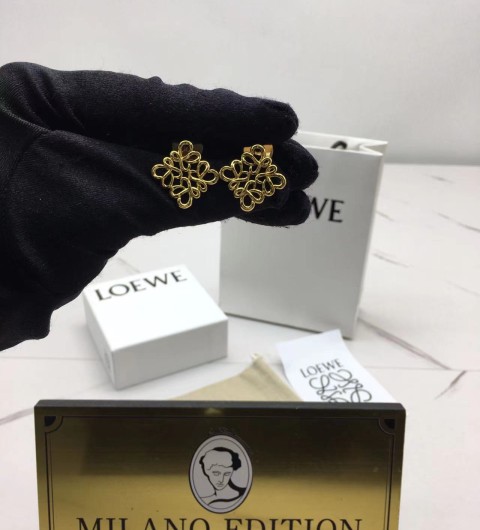 로에베 loewe 애너그램 귀걸이 (컬러 골드)