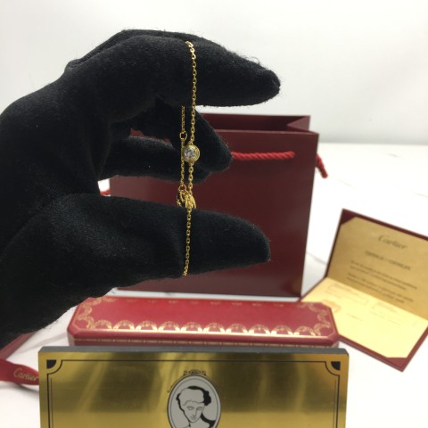 까르띠에 cartier 다무르 브레이슬릿 (컬러 옐로우골드)