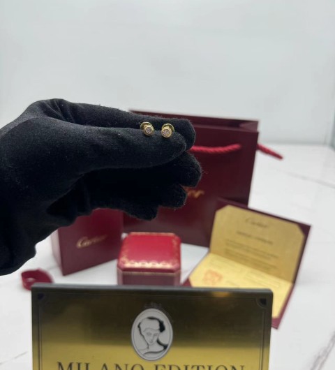 까르띠에 cartier 다무르 스터드 귀걸이 (컬러 옐로우골드)