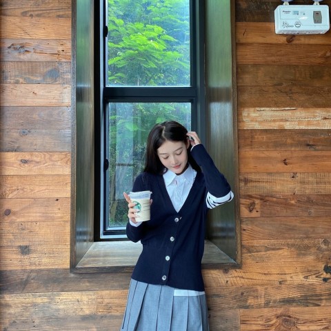 톰브라운 강아지 가디건 (3color)