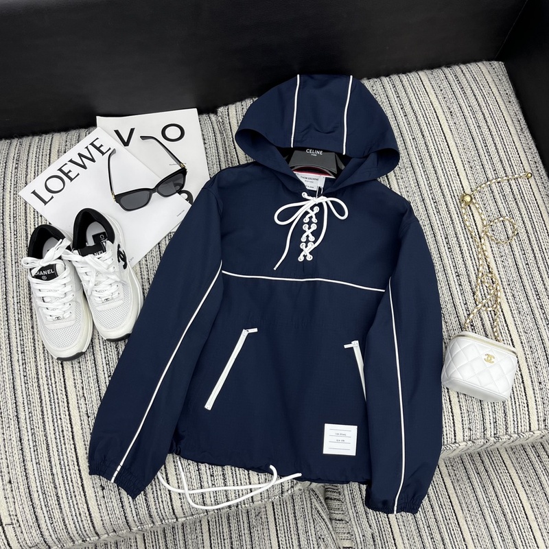톰브라운 바람막이 후드티 (2color)