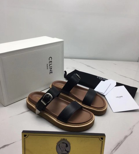 셀린느 23ss celine 레더 샌들