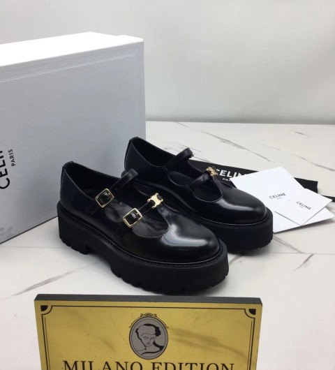 셀린느 23ss celine 트리오페 스트랩 로퍼 (굽 5cm)