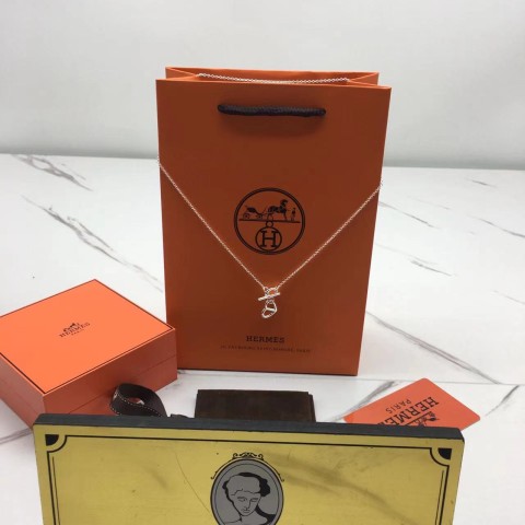 에르메스 hermes 아뮬렛 샹달 하트 펜던트 목걸이