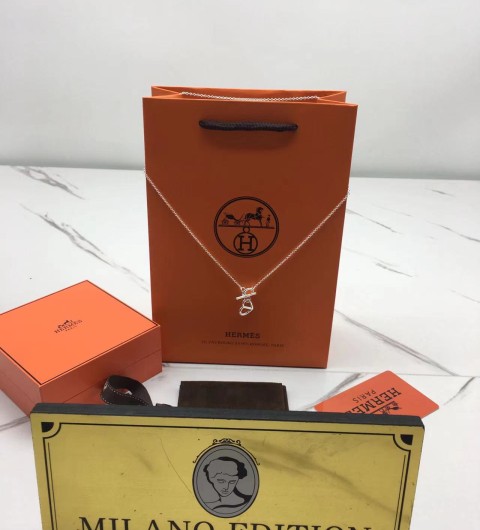 에르메스 hermes 아뮬렛 샹달 하트 펜던트 목걸이