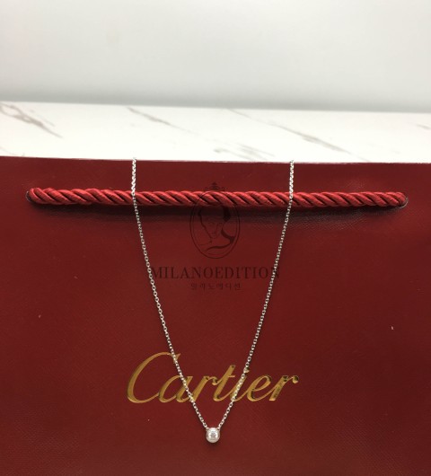 까르띠에 cartier 다무르 목걸이 (화이트골드)