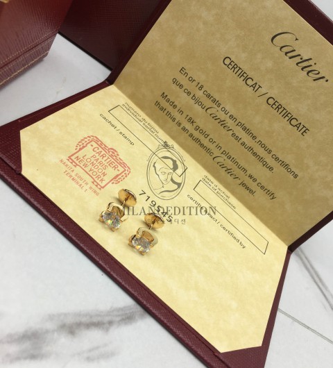 까르띠에 cartier 솔리테어 스터드 귀걸이 (컬러 로즈골드)
