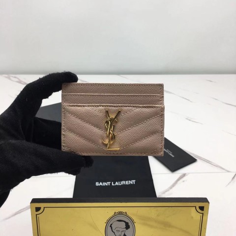 생로랑 모노그램 퀼팅 카드홀더 423291