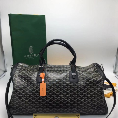고야드 크로아지에 보스턴백 45cm/50cm (컬러 블랙)