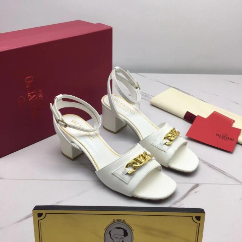 발렌티노 vltn v logo 샌들 힐