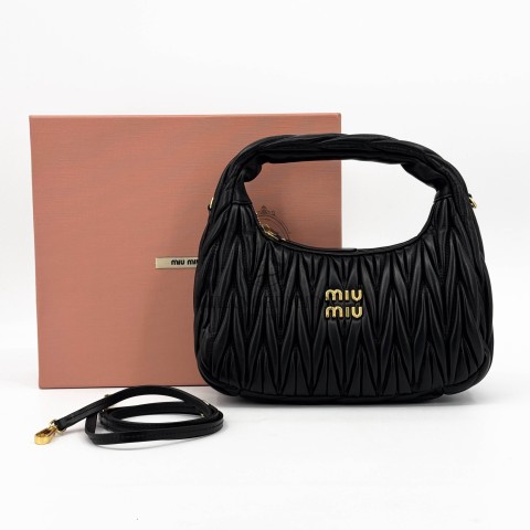 미우미우 miu miu 완더 마테라쎄 호보백 미디움
