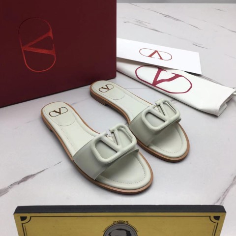 발렌티노 V로고 슬리퍼