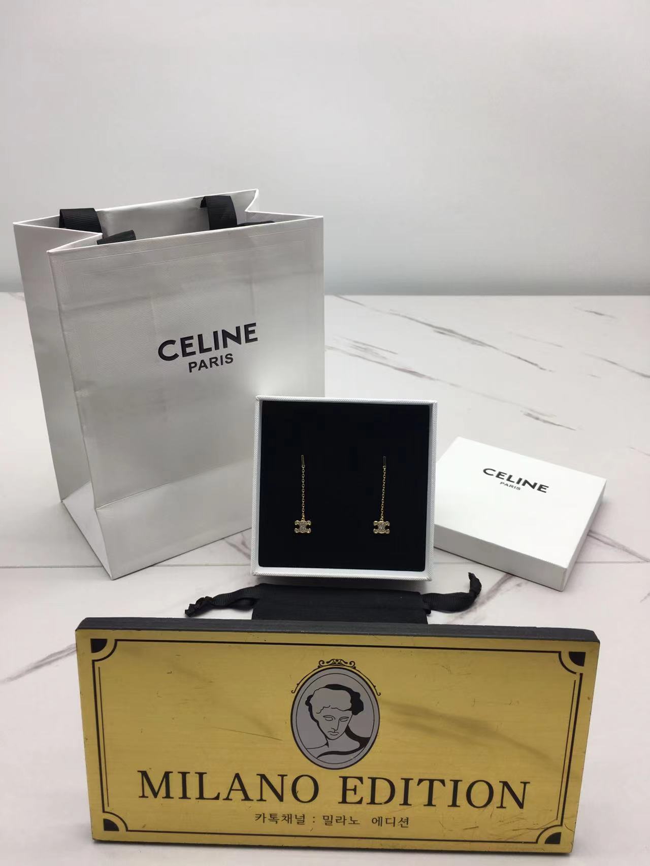 셀린느 celine 트리오페 귀걸이