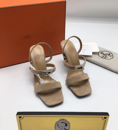 에르메스 23ss 스웨이드 글래머 샌들 (굽 7.5cm,9.5cm,10.5cm)