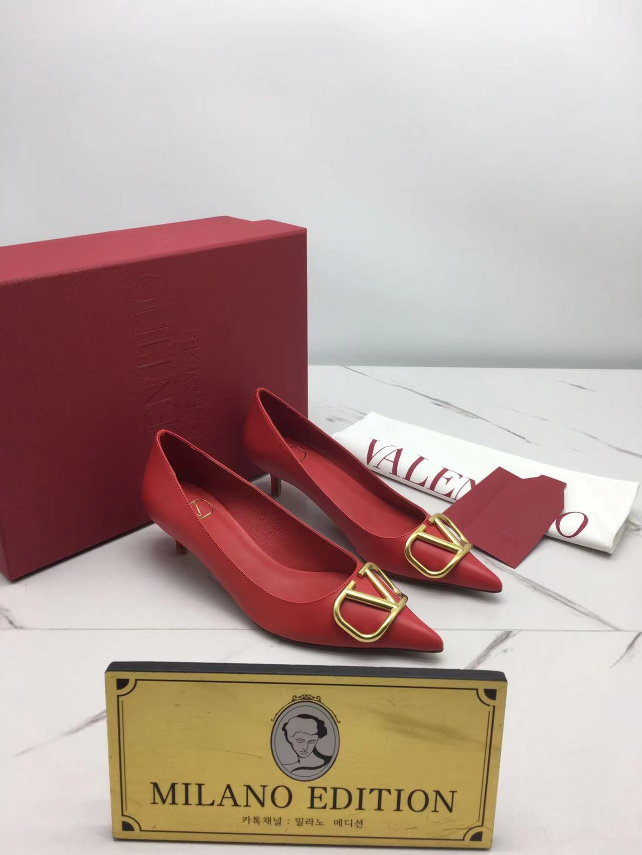 발렌티노 미들굽 4.5cm