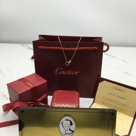 까르띠에 cartier 러브 다이아 목걸이 (컬러 옐로우골드)