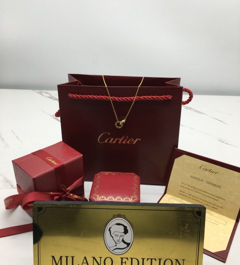 까르띠에 cartier 러브 다이아 목걸이 (컬러 옐로우골드)