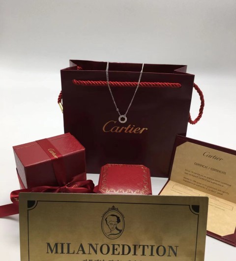 까르띠에 cartier 러브 목걸이 (컬러 화이트골드)