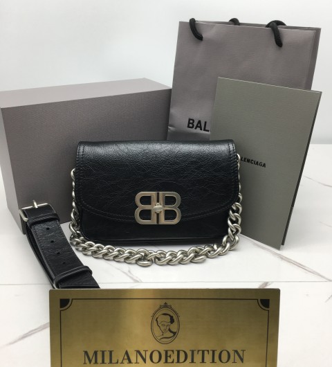 발렌시아가 BB 소프트 스몰 플랩백
