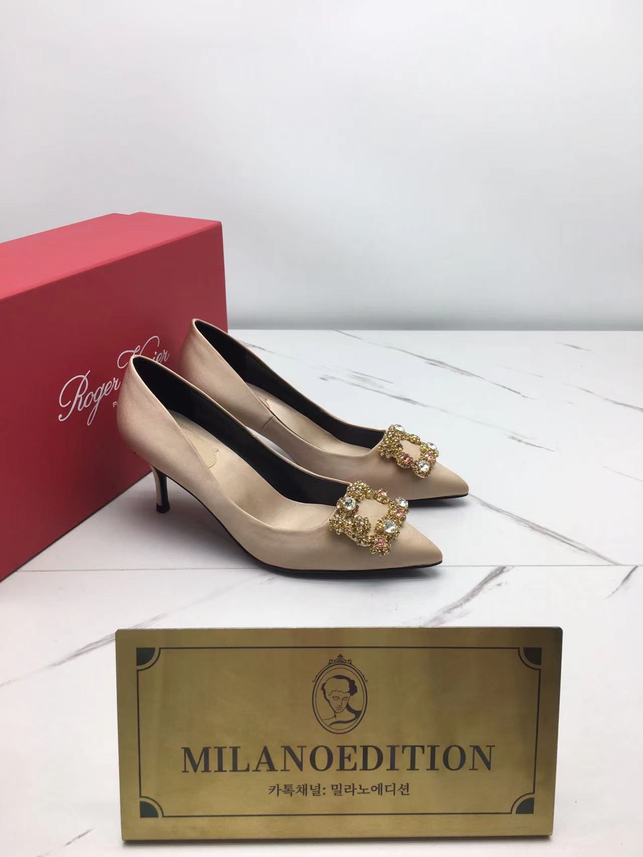 로저비비에 펌프스 (굽 1cm, 굽 6.5cm)