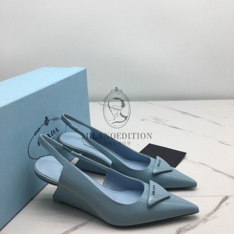 프라다 23ss prd 슬링백 웨지 힐 (굽 6.5cm)