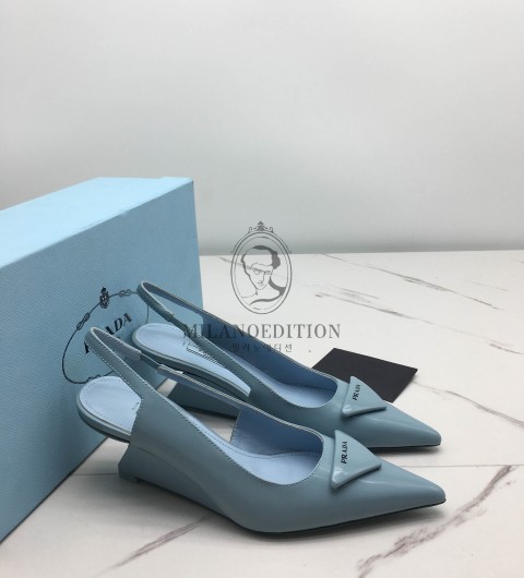 프라다 23ss prd 슬링백 웨지 힐 (굽 6.5cm)