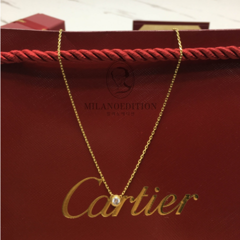 까르띠에 cartier 다무르 목걸이 (컬러 옐로우골드)