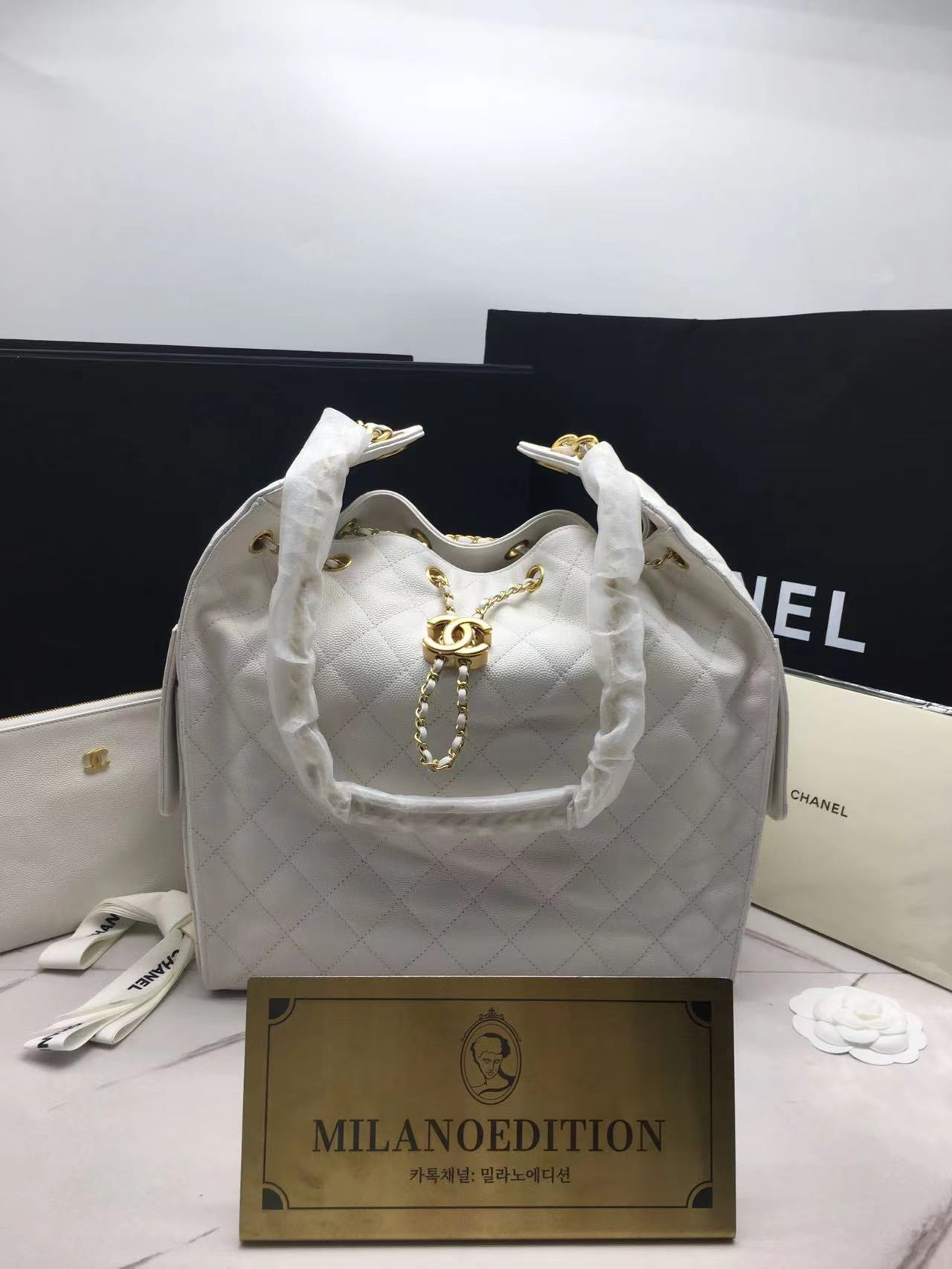 샤넬 25C 크루즈 뉴 호보백 캐비어 미디움 (25백)